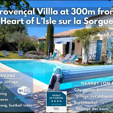 La Des Lavandes - A 300m Du Centre, Au Calme, Et Au ! * L'Isle-sur-la-Sorgue
